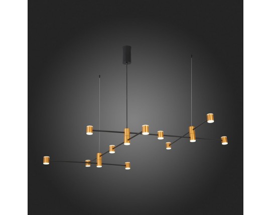 SL1596.423.22 Светильник подвесной ST-Luce Золотистый, Черный/Белый LED 22*3W 3000K
