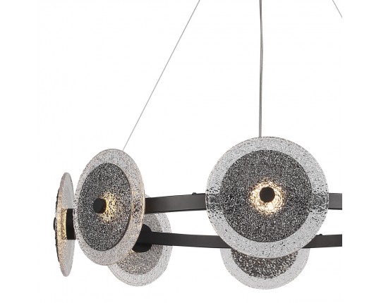 SL6142.443.01 Светильник подвесной ST-Luce черный/дымчатый LED 1*44W 4000K