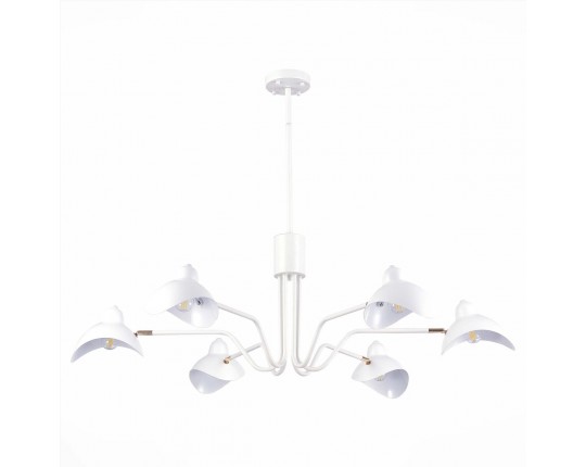 SL1801.513.06 Люстра потолочная ST-Luce Белый/Белый E14 6*60W