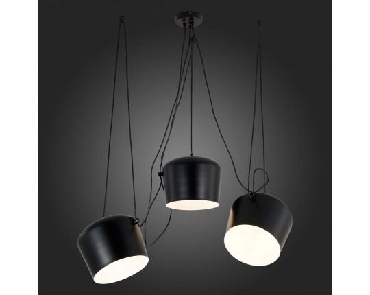 SLE120643-03.1 Светильник подвесной Черный/Черный E27 3*40W