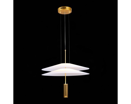 SL6101.203.01 Люстра подвесная ST-Luce Золотистый/Белый LED 1*10W 3000K