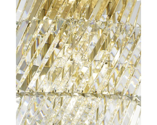 SL6138.313.12 Светильник потолочный ST-Luce латунь/прозрачный E14 12*40W