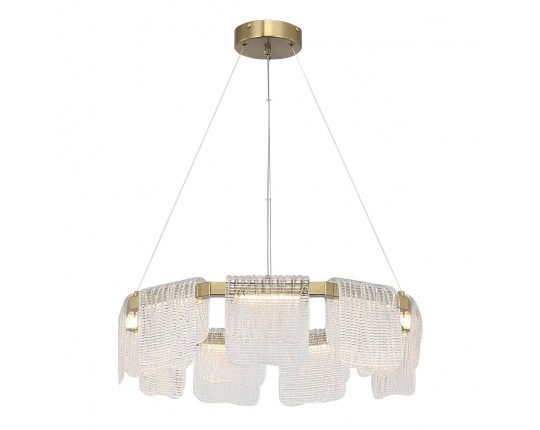 SL6021.203.54 Светильник подвесной ST-Luce золотистый/прозрачный LED 1*54W 3000K