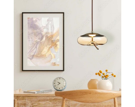 SL6108.313.01 Люстра подвесная ST-Luce Бронза/Янтарный LED 1*10W 3000K