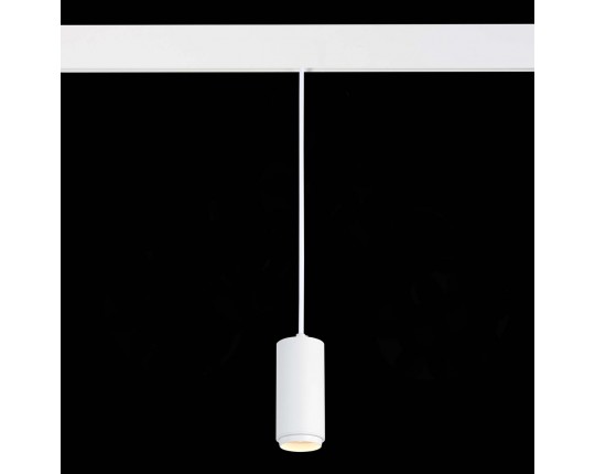 ST357.533.06 Магнитный трековый светильник подвесной ZOOM Белый LED 1*6W 3000K 667Lm Ra>80 10-60° IP