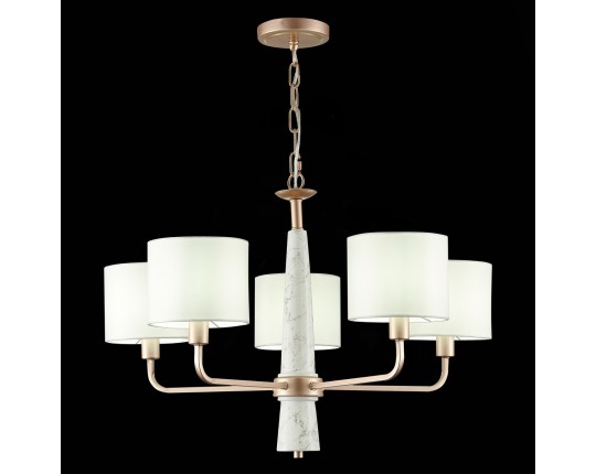 SL1163.203.05 Светильник подвесной ST-Luce Матовое золото/Белый E14 5*40W