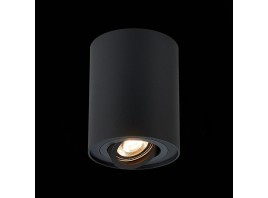 ST108.417.01 Светильник потолочный Черный GU10 1*50W  IP20 D98xH124 220V Без ламп