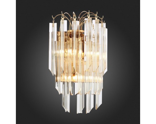 SL386.201.03 Бра ST-Luce Золотистый/Золотистый, Прозрачный G9 3*5W