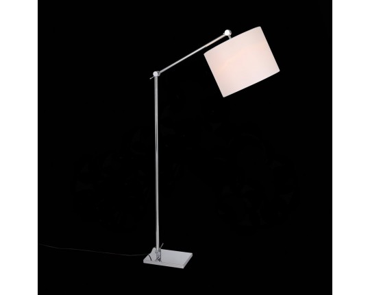 SL460.105.01 Торшер ST-Luce Хром/Белый E27 1*60W (из 2-х коробок)
