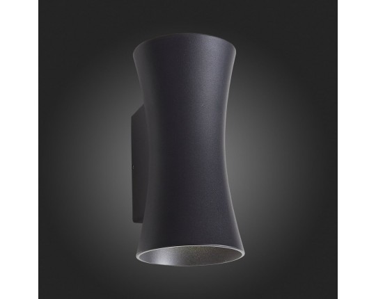 SL088.401.02 Светильник уличный настенный ST-Luce Черный кварцевый LED 2*5W 4000K