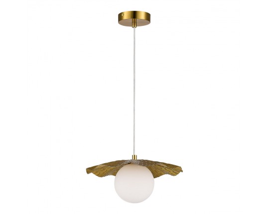 SLE1196-303-01 Светильник подвесной Латунь/Белый G9 1*5W 4000K