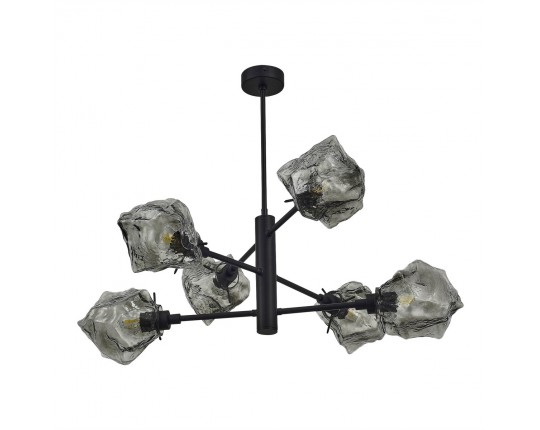 SL1175.402.06 Люстра потолочная ST-Luce Черный/Серо-зеленый E14 6*40W