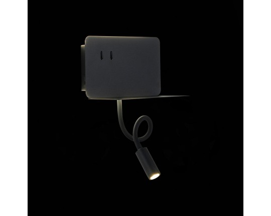 SL1576.401.02 Светильник настенный ST-Luce Черный/Черный LED 2*3W 4000K