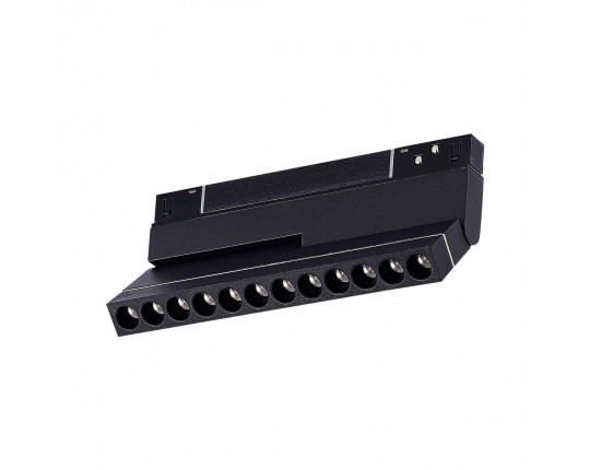 ST805.436.12 Магнитный трековый светильник Черный LED 1*12W 3000K 450Lm Ra>90 36° IP20 L220xW22xH117