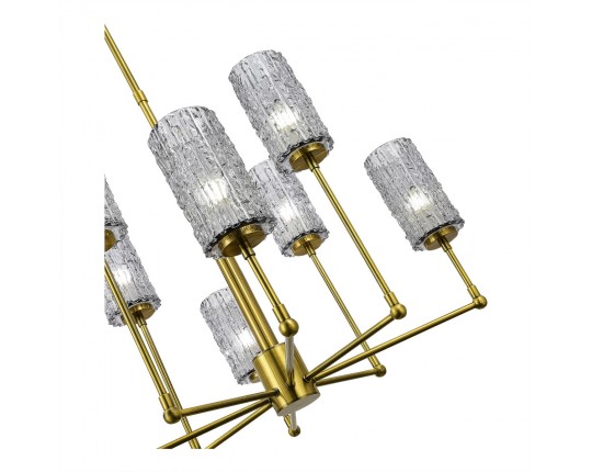 SL1240.303.08 Люстра подвесная ST-Luce Латунь/Дымчатый E27 8*60W