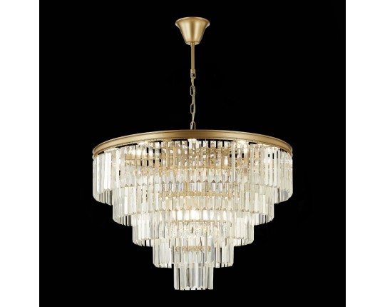 SL1624.203.15 Люстра подвесная ST-Luce шампань/прозрачный E14 15*40W