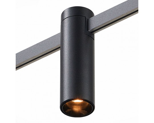 ST810.446.05 Магнитный трековый светильник FARM Черный LED 1*5W 4000K 227Lm Ra90 60 IP20 D35xH112 2