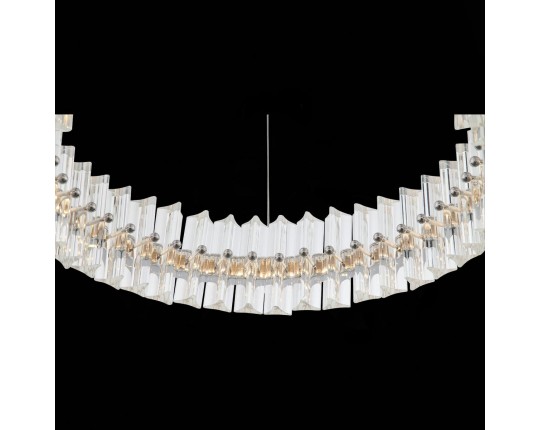 SL383.103.01 Светильник подвесной ST-Luce Хром/Хром, Прозрачный LED 1*34W 3000K