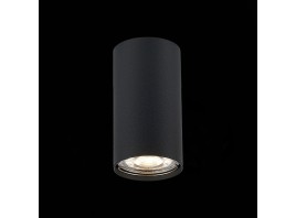 ST110.407.01 Светильник потолочный Черный GU10 1*50W  D54xH100 220V Без ламп