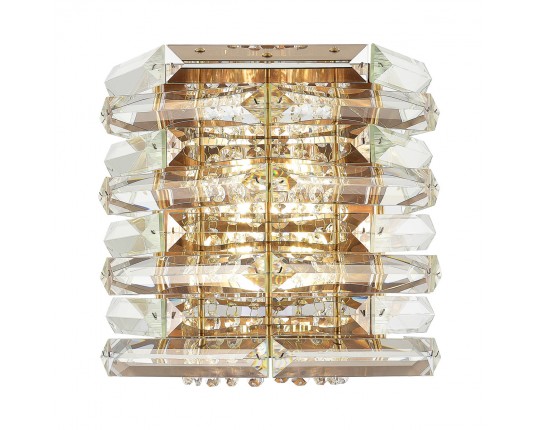 SL6137.201.02 Светильник настенный ST-Luce медь/прозрачный E14 2*40W