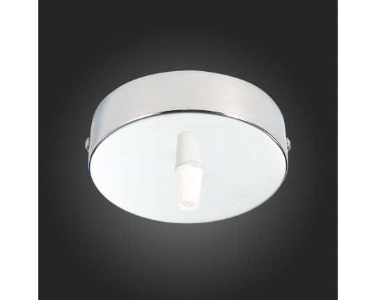 SL001.103.01 Потолочное крепление на одну лампу (круглое) ST-Luce Хром