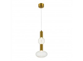 SL6117.223.02 Светильник подвесной ST-Luce Латунь/Золотой, Прозрачный LED 2*3W 3000K