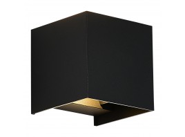 SL9513.401.01 Светильник уличный настенный ST-Luce черный/черный LED 1*10W 2700K