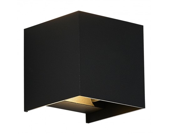 SL9513.401.01 Светильник уличный настенный ST-Luce черный/черный LED 1*10W 2700K