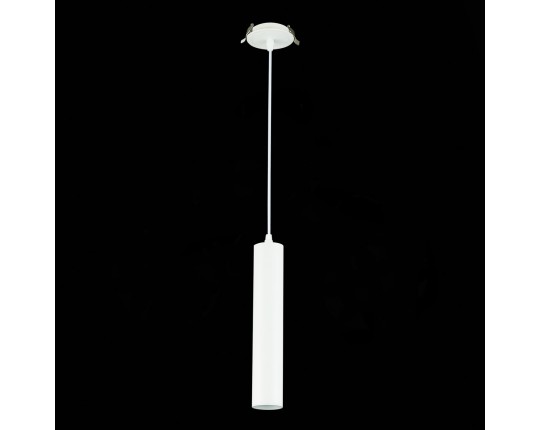 ST151.508.01 Встраиваемый подвесной светильник Белый GU10 1*50W  IP20 D54xH290 220V Без ламп