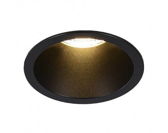 ST754.438.07 Св-к встр. Черный LED 1*7W 3000K 560Lm Ra80 60° IP20 D60xH79 100-240V