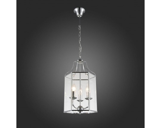 SL228.103.03 Люстра подвесная ST-Luce Хром/Прозрачный E14 3*40W