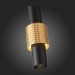 SL1591.403.01 Светильник подвесной ST-Luce Черный, Анодированный золотой/Черный LED 1*6W 3000K