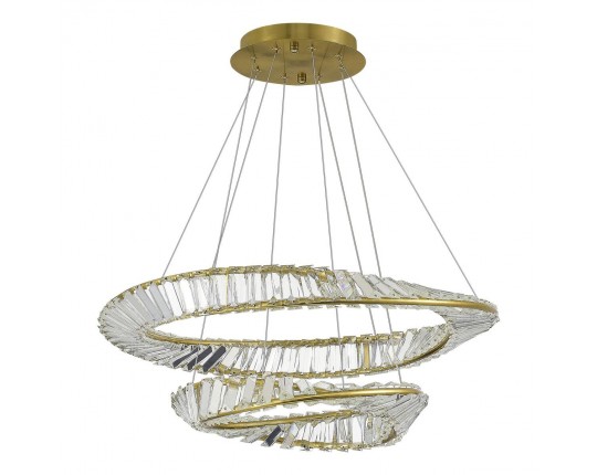 SL6204.301.02 Светильник подвесной ST-Luce Латунь/Прозрачный LED 1*52W 4000K