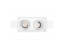 ST262.518.02 Св-к встр. Белый GU10 2*50W IP20 L91,5xW17,2xH5,2 220V Без ламп