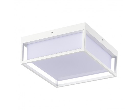 SL9517.502.01 Светильник уличный потолочный ST-Luce белый/белый LED 1*20W 3000K/4000K/5000K