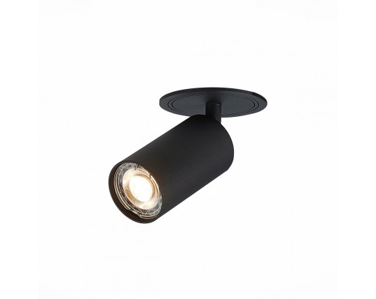 ST303.408.01 Св-к встр. Черный GU10 1*50W  L100xW54xH170 220V Без ламп