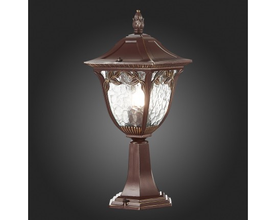 SL083.705.01 Светильник уличный наземный ST-Luce Кофейный/Кофейный, Прозрачный E27 1*60W