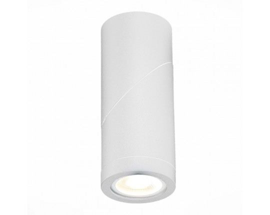 ST650.502.01 Светильник потолочный Белый GU10 1*50W IP20 D62xH151 180-240V Без ламп