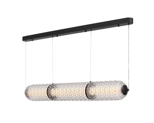 SL6144.413.01 Светильник подвесной ST-Luce черный/прозрачный LED 1*37W 4000K