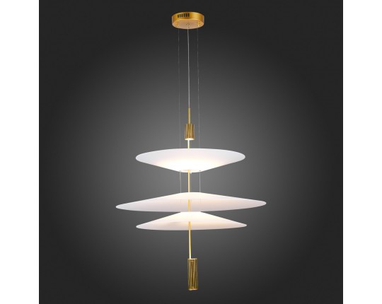 SL6101.223.01 Люстра подвесная ST-Luce Золотистый/Белый LED 1*15W 3000K