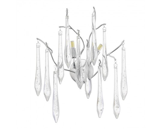 SL1660.101.02 Светильник настенный ST-Luce Хром/Хром, Прозрачный G9 2*5W 4000K