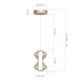 SL6136.203.01 Светильник подвесной ST-Luce золото/коньячный LED 1*6W 3000K