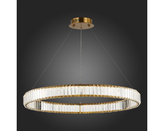 SL1622.383.01 Люстра подвесная ST-Luce Латунь/Прозрачный LED 1*52W 4000K