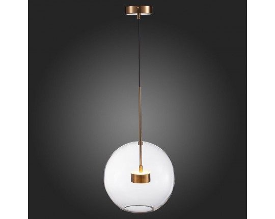 SL1133.223.01 Светильник подвесной ST-Luce Латунь/Прозрачный LED 1*14W 3000K