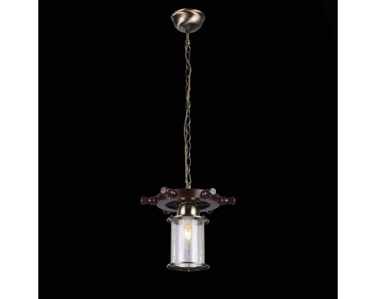 SL150.303.01 Светильник подвесной ST-Luce Бронза, Коричневый/Прозрачный с эфектом трещин E27 1*40W