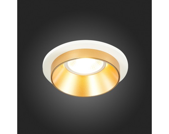 ST206.258.01 Св-к встр. Белый GU10 1*50W  IP20 D92xH38 220V Без ламп