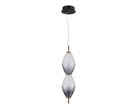 SL6130.403.15 Светильник подвесной ST-Luce Черный/Белый, Дымчатый LED 1*16W 3000K