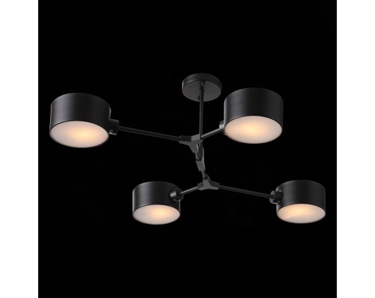 SLE183402-04 Светильник потолочный Черный/Черный E14 4*60W