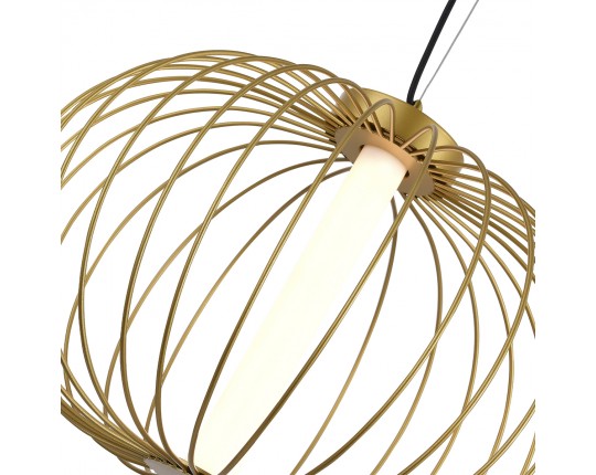 SL6124.203.01 Светильник подвесной ST-Luce Золотистый/Золотистый LED 1*10W 3000K