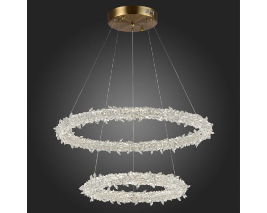 SL6105.203.02 Люстра подвесная ST-Luce Золотистый/Прозрачный LED 1*80W 3000 - 6500K